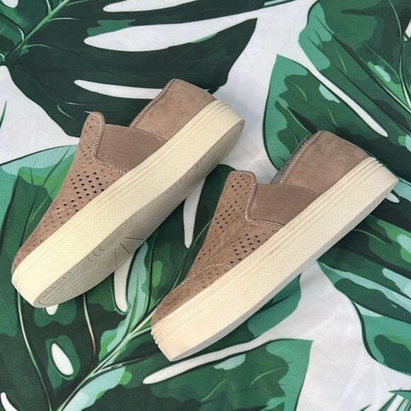 Dolcetta beige eyelet platform sneakers - Picture 4 of 6